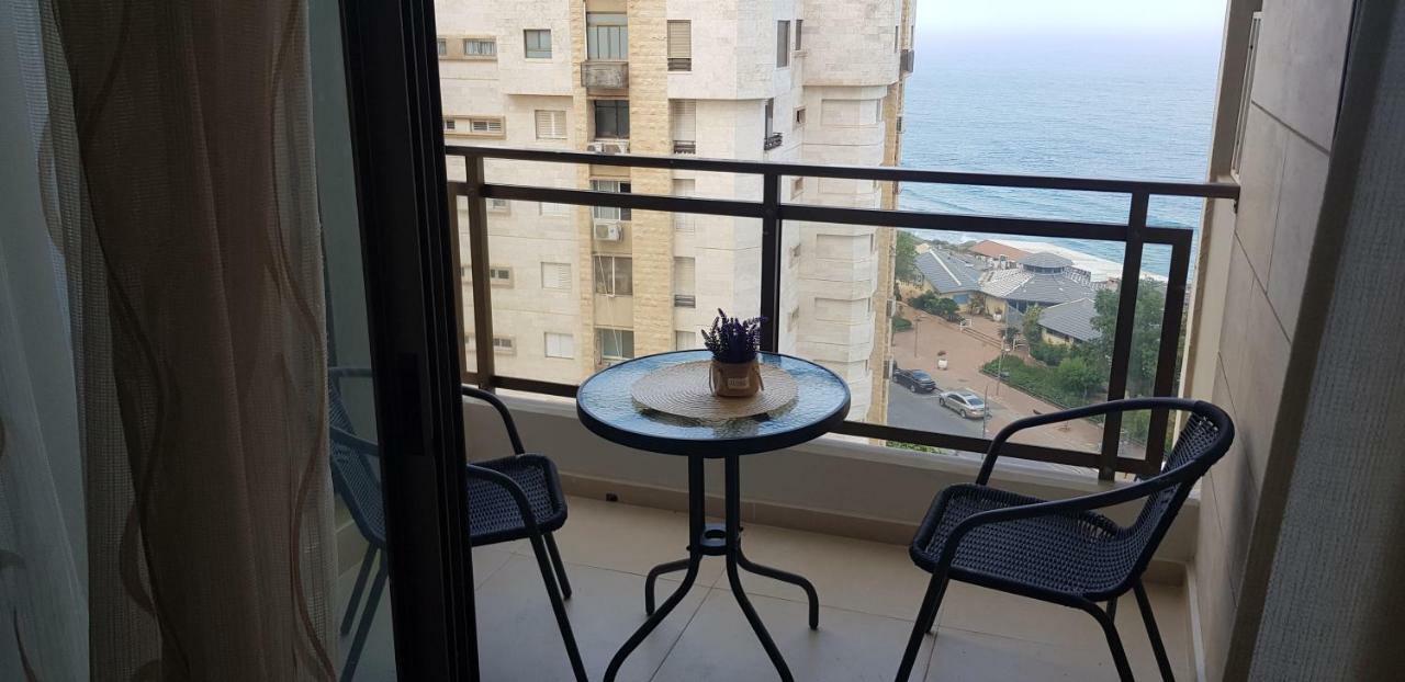 2 BDR Nitza appartment with balkony Netanja Zewnętrze zdjęcie
